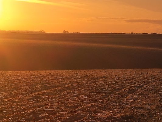 COUCHER DE SOLEIL A LA FERME DES CINQ TERRES © Elise Besse-Joulin