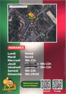 La Fristouille horaires © La Fristouille