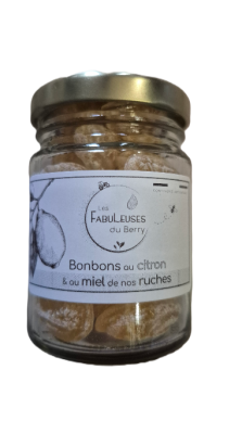 Bonbons au miel de nos ruches et citron 75g © Elise Besse-Joulin