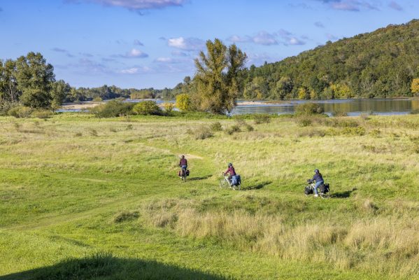 Bec d'Allier - kilomètre zéro de la Loire à vélo © DDarrault_CRTCentreValdeLoire