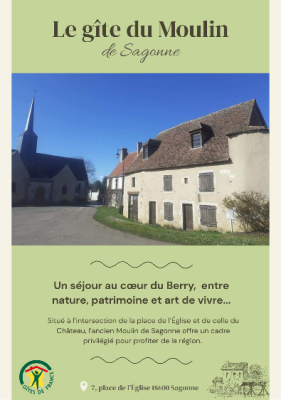 Gîte du Moulin de Sagonne © JP Spang