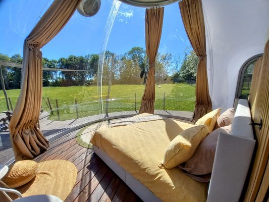 Intérieur Bulle avec vue. © van Hoof