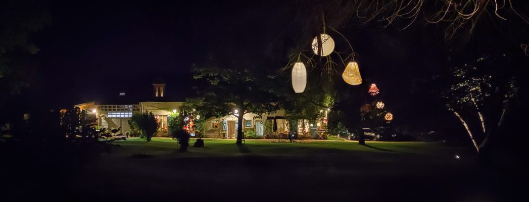 Le jardin pendant la nuit © van Hoof