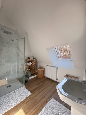Salle d'eau Chambre Rouge-gorge © Aud'2 Tours