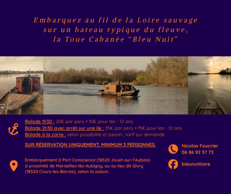 Tract A5 La Toue Cabanée "Bleu Nuit" © N. Foucrier