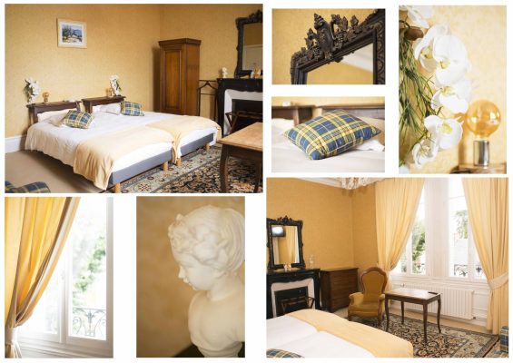 chambre lit jumeaux © Hôtel du Parc