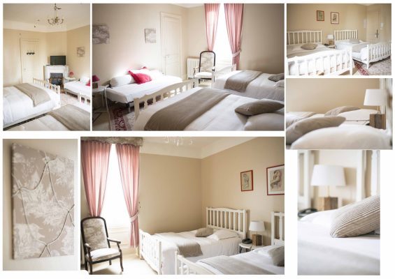 chambre 2 lits doubles © Hôtel du Parc
