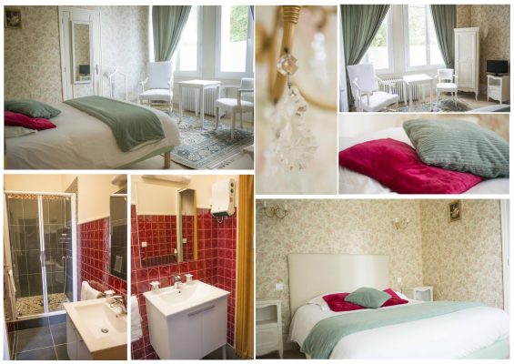 chambre lit doubles © Hôtel du Parc