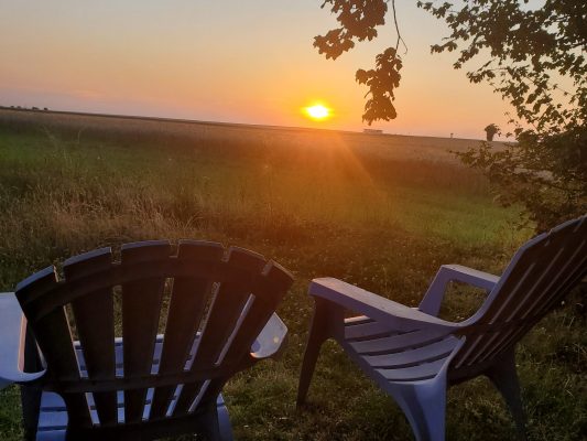 magnifiques couchers de soleil © la petite fadette